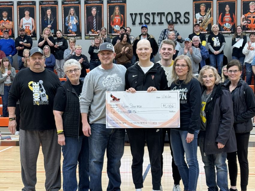 Canistota raises $5,000 for Kobee Sherman, a Viborg-Hurley student battling cancer 